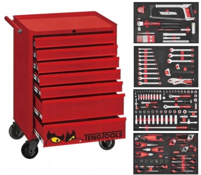 Teng Tools - dielenský vozík na náradie 217ks