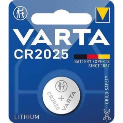 baterie lithiová CR2025, 3 V VARTA