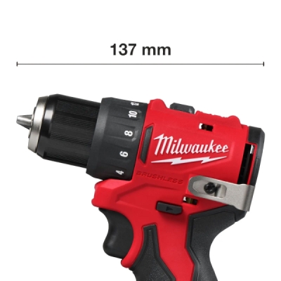 Milwaukee vŕtací skrutkovač M12 BLDDRC-0