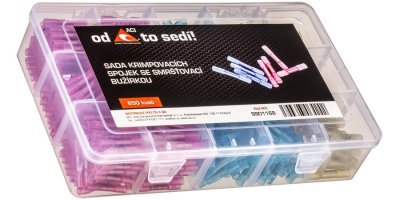 sada krimpovacích spojek se smršťovací bužírkou (650 ks)