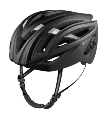 cyklo přilba s headsetem R2, SENA (matná černá, vel. L)