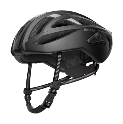 cyklo přilba s headsetem R2, SENA (matná černá, vel. M)