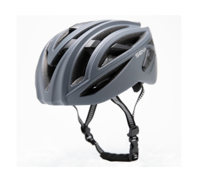 cyklo přilba s headsetem R2, SENA (matná šedá, vel. M)
