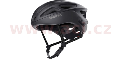 cyklo přilba s headsetem R1, SENA (černá, vel. M)