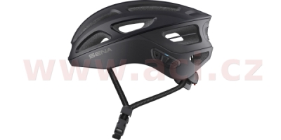 cyklo přilba s headsetem R1, SENA (černá, vel. M)