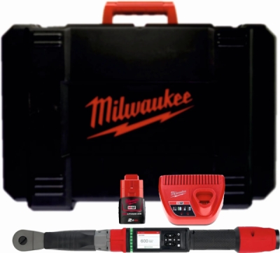 Milwaukee - Digitálny momentový kľúč 203Nm 1/2" 12V s AKU 2Ah