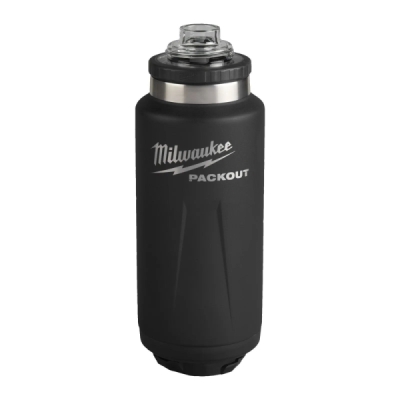 Milwaukee termofľaša PACKOUT 1065 ml, čierna