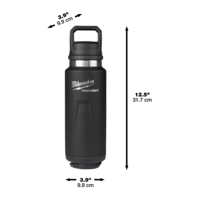 Milwaukee termofľaša PACKOUT 1065 ml, čierna