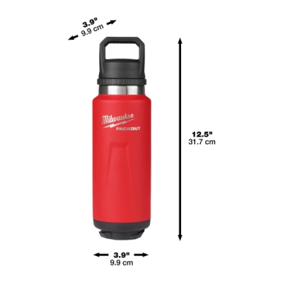 Milwaukee termofľaša PACKOUT 1065 ml, červená