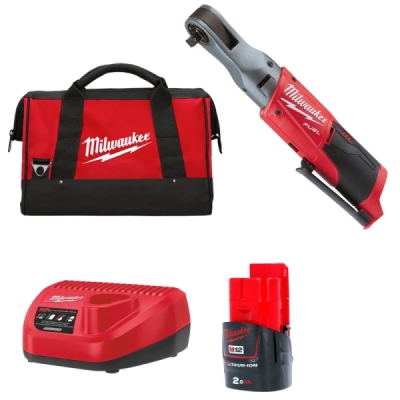 Milwaukee - Rázový uťahovák 12V 3/8" 75Nm s AKU 2Ah
