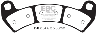 EBC - Brzdové doštičky POLARIS RZR XP TURBO (16)