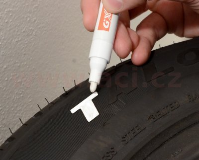 Popisovač pneumatík (biely)