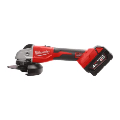 Milwaukee - Uhlová brúska Ø125mm 800W s 2xAKU 4.0Ah