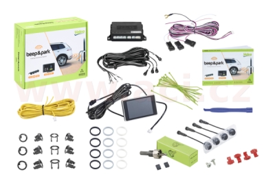 Parkovací asistent VALEO BEEP & PARK zadní - displej, zvuková signalizace, 4x senzor, kompatibilní s tažným zařízením
