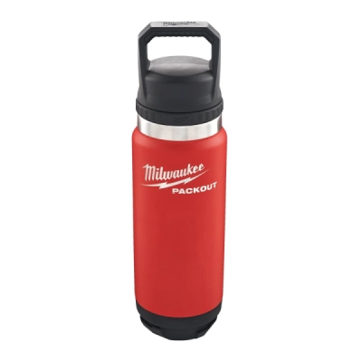 Milwaukee Červená nerezová termofľaška PACKOUT 710ml