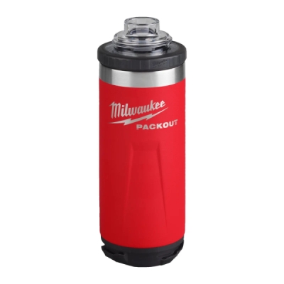 Milwaukee Červená nerezová termofľaška PACKOUT 710ml