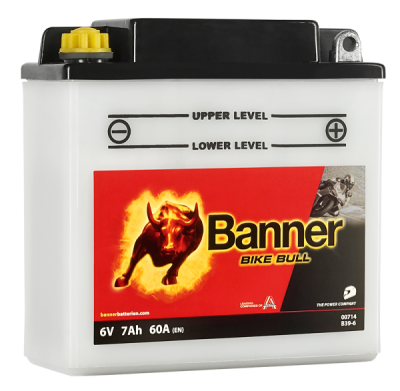 BANNER motobatéria 6V 00714 7Ah 60A BB39-6