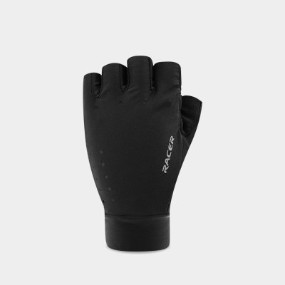 RACER - cyklo rukavice IZOAR, RACER (čierna, veľ. 2XL)