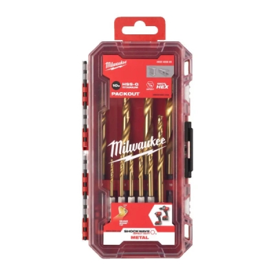 Milwaukee - Sada vrtákov do kovu HSS-G 10ks