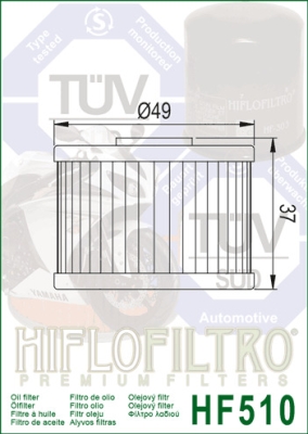 HIFLOFILTRO - Olejový filter / HF510