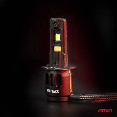 AMiO - LED žiarovky hlavného svietenia Séria F26 PRO LumiTec LIMITED +130% DUO FULL CANBUS H3 12V 24V