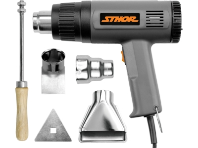 Sthor - Teplovzdušná pištoľ s príslušenstvom 1500W