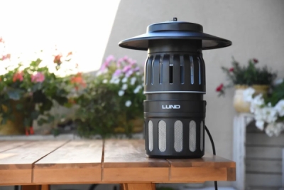Lund - Lampa na hmyz s ventilátorom UV-A 15W IPX4