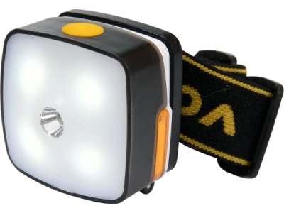Vorel nabíjateľná čelovka 3 W LED a 4 SMD LED