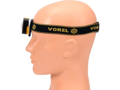 Vorel nabíjateľná čelovka 3 W LED a 4 SMD LED
