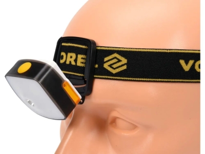 Vorel nabíjateľná čelovka 3 W LED a 4 SMD LED