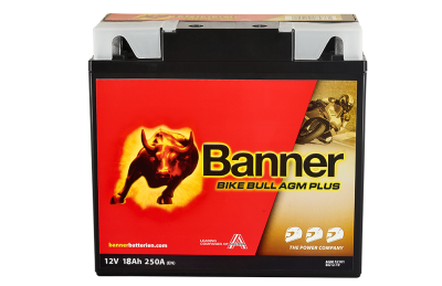 BANNER motobatéria 12V AGM PLUS 52101 18Ah 250A BG12-19 P+