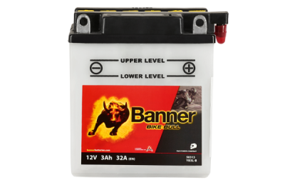 BANNER motobatéria 12V 50313 3Ah BB3L-B P+