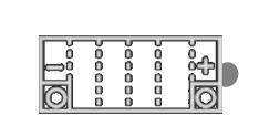 BANNER motobatéria 12V 50611 6Ah B12N5,5-3B