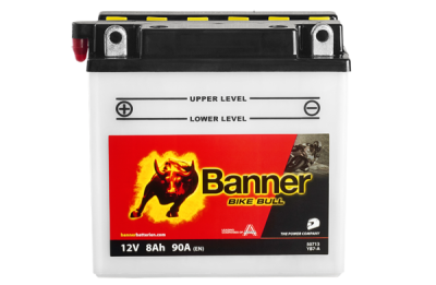Banner - Olovená motobatéria 12V, 8Ah, 90A, Ľ+
