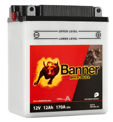BANNER motobatéria 12V 51213 12Ah BB12AL-A2 P+
