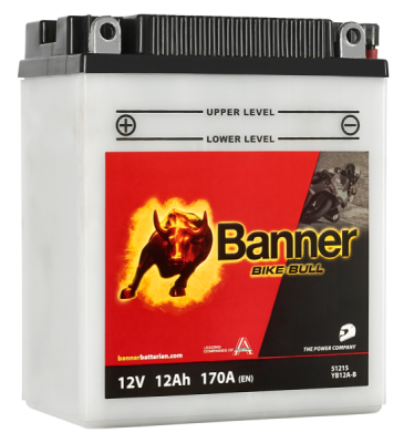 BANNER motobatéria 12V 51215 12Ah BB12A-B Ľ+