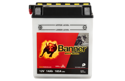 BANNER motobatéria 12V 51412 14Ah BB14-A2, Ľ+