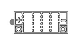 BANNER motobatéria 12V 51412 14Ah BB14-A2, Ľ+