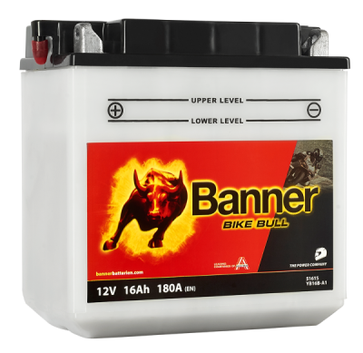 BANNER motobatéria 12V 51615 16Ah BB16B-A1, Ľ+