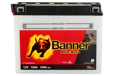 BANNER motobatéria 12V 51616 16Ah BB16AL-A2, P+