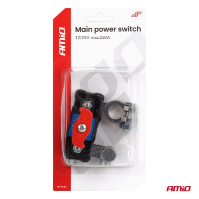 AMiO - Hlavný vypínač autobatérie 12V 24V 250A
