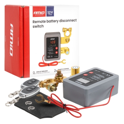 AMiO - Diaľkový automatický vypínač akumulátora 12V 240A (BATT)