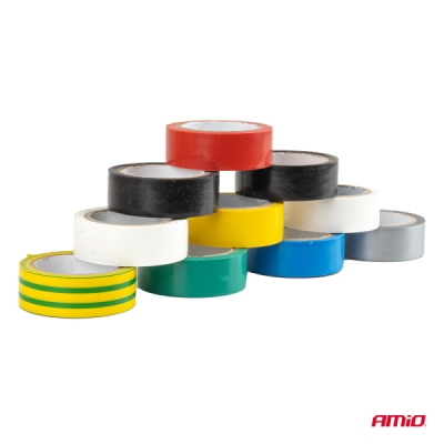 AMiO - Izolačná páska 10 ks 18mm x 5.5m x 0.13mm