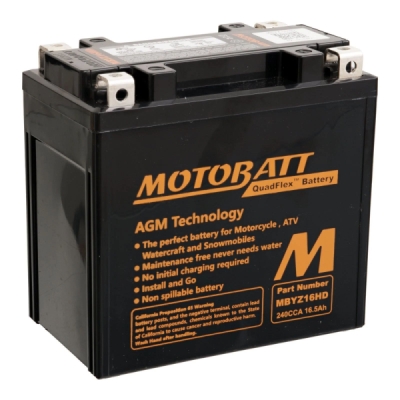 Motobatt - Motobatéria Quadflex AGM 12V, 16.5Ah, 240