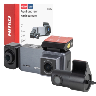 AMiO - Kamera do auta so zadnou kamerou 4K + 1K + 2K WLAN WIFI UHD 512 GB