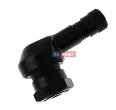 Bezdušový ventil pre motocykle 11,5mm ALU čierny