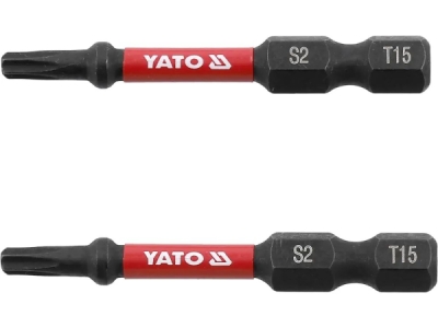 Yato - Bit rázového skrutkovača 1/4" L-50mm T15 2ks