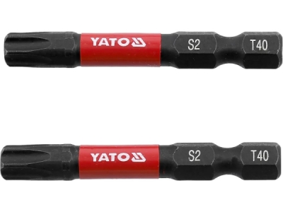 Yato - Bit rázového skrutkovača 1/4" L-50mm T40 2ks