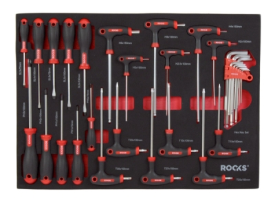 ROOKS OK-01.3009 Dielenská skriňa STRONG GARAGE s náradím, 276 ks