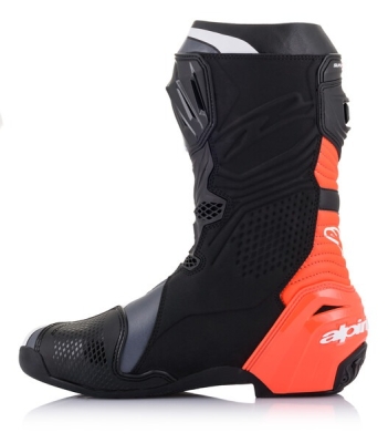 ALPINESTARS - Topánky SUPERTECH R, (čierna/červená fluo/biela/šedá, veľ. 38)